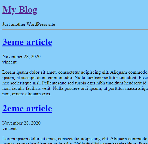 Afficher le blog