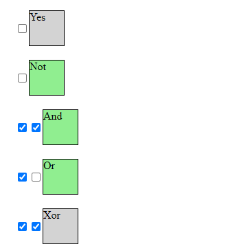 Logical gate css